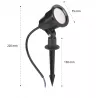 4x Lampa Ogrodowa LED WBIJANA Do Ogrodu Reflektor 4500K IP65 SZPIKULEC-5904703006251