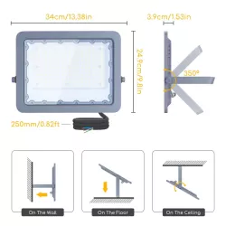 LED Światło strumieniowe z ultracienką soczewką  150W - 8433325213367