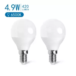 LED G45 E14 4.9W 2 szt. - 8433325214838