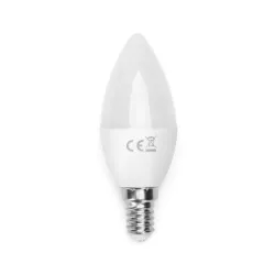 Żarówka diodowa świeczka LED C37 E14 4.9W ciepła - 8433325214883