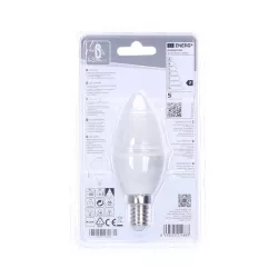 LED C37 E14 4.9W - 8433325214883