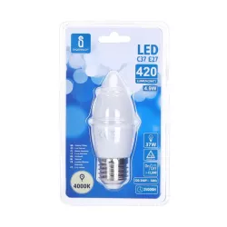 LED C37 E27 4.9W - 8433325214913