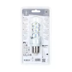 Świetlówka spiralna LED E27 4,9W biała zimna - 8433325215262