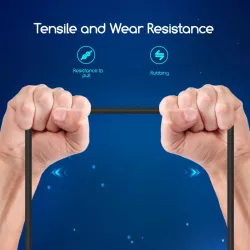 Kabel sieciowy CAT7 3 m czarny - 8433325215385