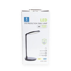 Składana Lampa Stołowa LED Czarna 8W 3000-6500K - 8433325216252