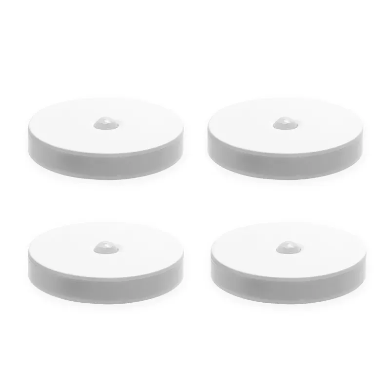 4xLampka nocna okrągła LED z czujnikiem PIR ładowana USB 0.5W/12lm - 8433325216405