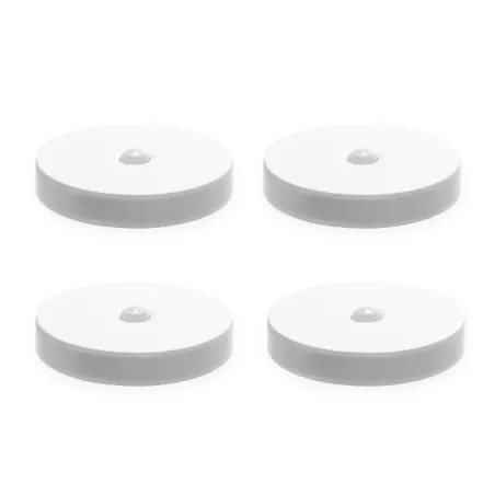 4xLampka nocna okrągła LED z czujnikiem PIR ładowana USB 0.5W/12lm - 8433325216405