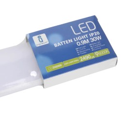 Plafon listwa świetlówka LED oprawa 0.9m 30W 2490lm biała zimna - 8433325184469