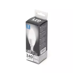 LED C37 E14 4W 6500K - 8433325217211