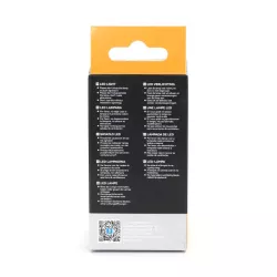 Żarówka LED 8W/230V Filament A60 E27 barwa bursztynowa 750lm - 8433325217891