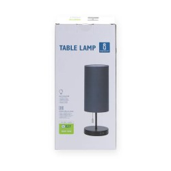 Metalowa lampa stołowa USB*2 bez źródła światła E27 - 8433325218133