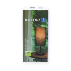 Metalowa lampa stołowa USB*2 bez źródła światła E27 - 8433325218133