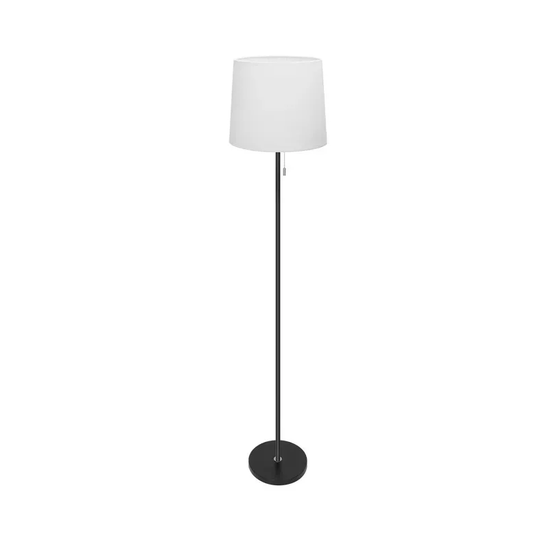 Lampa stojąca 150 cm z abażurem oprawka ze sznurkiem E27 bez żarówki - 8433325218232