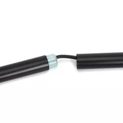 Lampa stojąca 150 cm z abażurem oprawka ze sznurkiem E27 bez żarówki - 8433325218232