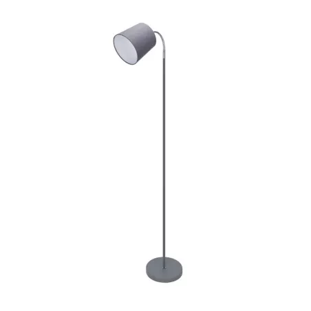Lampa podłogowa 168cm szara metalowa z regulowanym kloszem oprawka e14 - 8433325218249
