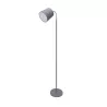 Lampa podłogowa 168cm szara metalowa z regulowanym kloszem oprawka e14 - 8433325218249