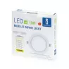 Downlight podtynkowy LED E6 12W okrągły 3000K ciepły - 8433325219048