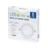 Downlight podtynkowy LED E6 12W okrągły 4000K neutralny - 8433325219055