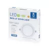 Downlight podtynkowy LED E6 12W okrągły 6500K zimny - 8433325219062