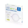 Downlight podtynkowy LED E6 18W okrągły 3000K ciepły - 8433325219079