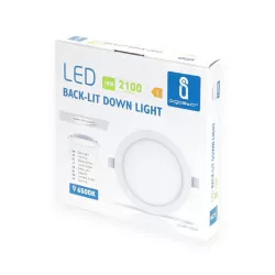 Downlight podtynkowy LED E6 18W Światło białe - 8433325219093