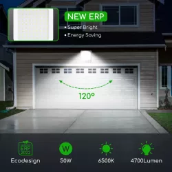 LED Naświetlacz Czarny 50W - 8433325219413