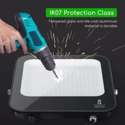 LED Naświetlacz Czarny 200W - 8433325219444