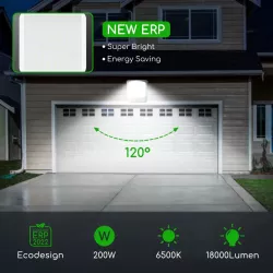 LED Naświetlacz Czarny 200W - 8433325219444