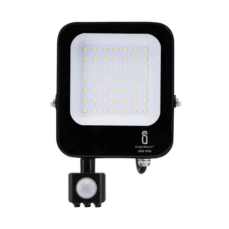 LED Naświetlacz z czujnikiem Czarny 30W - 8433325219468