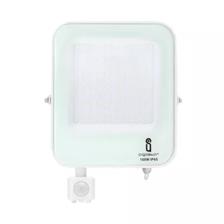 LED Naświetlacz z czujnikiem biały  100W - 8433325219680