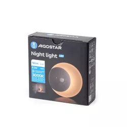 Lampka nocna LED ciepła z czujnikiem ruchu dnia i nocy ładowana z USB - 8433325220570