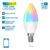 Inteligentna żarówka LED WB C37 E14 Wi-Fi 6,5W - 8433325220716