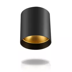 Metalowy, jednokierunkowy downlight natynkowy GU10*1 - 8433325221089