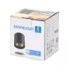 Metalowy, jednokierunkowy downlight natynkowy GU10*1 - 8433325221089