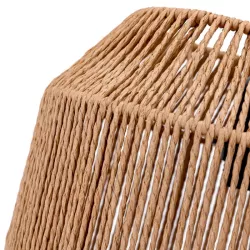 Lampa wisząca z naturalnym sznurkiem bez źródła światła E27 - 8433325228927