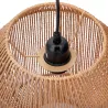 Lampa wisząca z naturalnym sznurkiem bez źródła światła E27 - 8433325228927