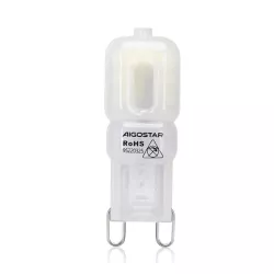 Żarówka diodowa LED Mleczna Biel G9 2W - 8433325283810