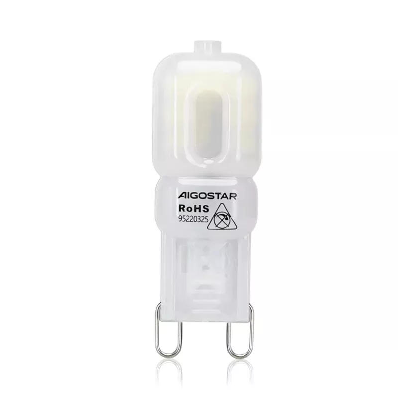 Żarówka diodowa LED Mleczna Biel G9 2W - 8433325283810