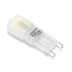 Żarówka diodowa LED Mleczna Biel G9 2W - 8433325283810