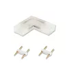 Złącze L 10 mm kątowe do taśm na 230V do wysokonapięciowych pasków led - 8433325184773