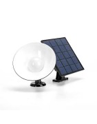 Lampy solarna ścienne kinkiety elewacyjne do oświetlenia zewnętrznego